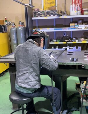 社員のスキルアップを応援しています（溶接資格編）❗